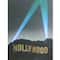 LED Lighted Hollywood Sign with Spot Lights Wall Art